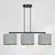 Pendant EMIBIG Hilde 3 E27 3x MAX 60W gray