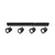 სპოტი Rabalux Perico 4 GU10 h150 L600 შავი