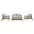Garden furniture set GARDENLINE BIANCO COLLECTION