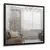 სარკე Silver Mirrors Harlem 600x600 მმ  ლითონის ჩარჩოთი