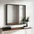 სარკე Silver Mirrors Harlem 600x600 მმ  ლითონის ჩარჩოთი
