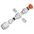კონექტორი 1/2" Bradas Japan System WL-2119 რედუქტორით 3/4" / 1/2" და ფილტრით