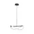 საკიდი Rabalux Serena LED 15W 4000K h1500 L450 შავი თეთრი