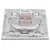 Розетка компьютерная EKF ERK01-035-10 RJ45 1 местная белая