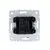ჩამრთველი რევერსი IEK BRITE 1 10A VC10-1-6-BrB შავი