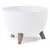 Горшок цветочный Lamela Bowl ROMA 400 jumper - white