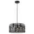 Подвес Rabalux 2158 Alessandra 3 E27 60W черный