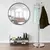 Mirror with black metal frame Silver Mirrors Manhattan D500