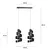 Hanger EMIBIG Saga 2 E27 2x MAX 40W black