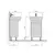 აბაზანის ტუმბო ხელსაბნით Nice Loft 50 grey/white Solo 50 სმ