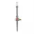 Sprinkler adjustable 0-360°, with valve and extension Bradas White Line WL-Z07