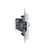 Розетка IEK TV BRITE RTV11-0-BrZh оконечная жемчуг