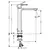 High basin mixer Hansgrohe 72580000