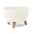 ქოთანი ყვავილის Lamela Bowl ROMA 400 jumper 21ლ კრემისფერი
