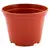 Plastic pot 10x7,5 (terracotta) with drainage system