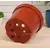Plastic pot 10x7,5 (terracotta) with drainage system