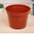 Plastic pot 10x7,5 (terracotta) with drainage system