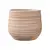 კერამიკული ქოთანი Ravenna pot round l. grey anthracite brown 3 assorted PDQ 13x14სმ