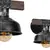 ბრა Milagro FARO MLP6241 1 E27 შავი ხე