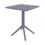 მაგიდა ნაცრისფერი Sky Pearl 74x60 სმ