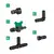 Set of connectors for drip irrigation Bradas DSWA20-SET1 16 mm 27 pcs