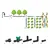 Set of connectors for drip irrigation Bradas DSWA20-SET1 16 mm 27 pcs
