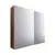 Cabinet with mirror Denko More 80 Patara Bronze