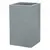 Ceramic flower pot Scheurich 240/48 C-Cube Stony grey 11 l