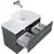 ტუმბო ჩამოსაკიდი Elita Kwadro Plus 166771 79.6x39.6 anthracite