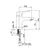 Washbasin faucet RUBINETA UNO-18 N80071