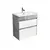 აბაზანის ტუმბო ხელსაბნით Polo Loft 60-U grey/white Cosmo 60 სმ