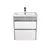 აბაზანის ტუმბო ხელსაბნით Polo Loft 60-U grey/white Cosmo 60 სმ