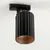 არხის სანათი New Light D8421 50W GU10 შავი ოქროსფერი