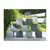 Flower pot plastic Scheurich STONY GREY 40/240 C-CUBE