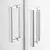 Shower cabin New Trendy Suvia 2D K-3575 80x80x185 cm 5 mm matte glass