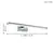 Бра Eglo LED-WL 400мм PANDELLA1 хром 96064