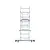 Вышка-тура алюминевая aluminum NV 1410 2x8