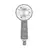 Spray gun adjustable, metal, 6 modes Bradas White Line WL-EN41M