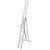 Aluminum ladder Krause Tribilo 129703 830 cm