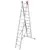 Aluminum ladder Krause Tribilo 129703 830 cm