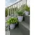 ქოთანი ყვავილის FORM PLASTIC flow petit eco recycled z podstawka 15 anthracite