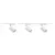 Track set DPM X-LINE 1m 3GU10 white STR-3XGU10-W