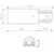 Track set DPM X-LINE 1m 3GU10 white STR-3XGU10-W