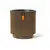 ქოთანი ყვავილის Capi Europe Vase Groove 41x43სმ ოქროსფერი