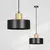 Pendant EMIBIG Torin 1 E27 1x MAX 60W black