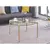 Table clear SOAR END TABLE ROUND 91.4x47 cm