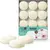 Свеча чайная Bolsius Maxi Floating Ivory 12шт
