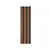 ლამელის პანელი VOX Profile Linerio M-Line Mocca 2650x122x12 მმ