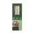 სანთელი კონუსური Bolsius Metallic white silver 245/24 მმ bx4