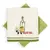 Tea towel Arya 2pcs green 40X60